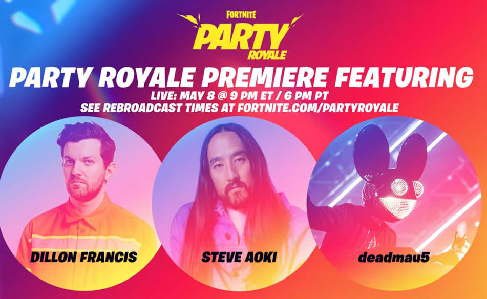 Fortnite Party Royale Concerts